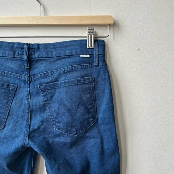 MOTHER THE LOOKER CROP BIRGHT EYES SKINNY JEANS SIZE 25 - Picture 5 of 7